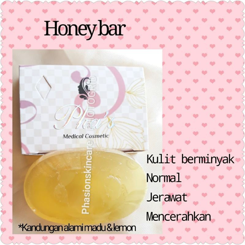 Sabun lemon madu 30gram/sabun jerawat/sabun whithening/semua jenis kulit