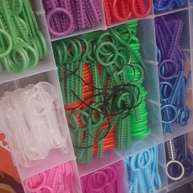 Karet behel / power o isi 10 pcs