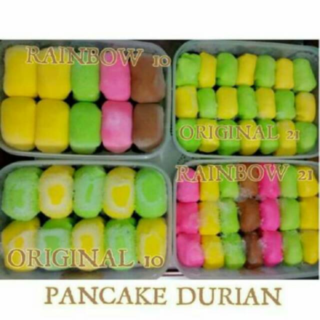 

Pancake durian medan. Cocok untuk teman lenggang anda. Isi 10biji & 21 biji. Murah Meriah Mewah.