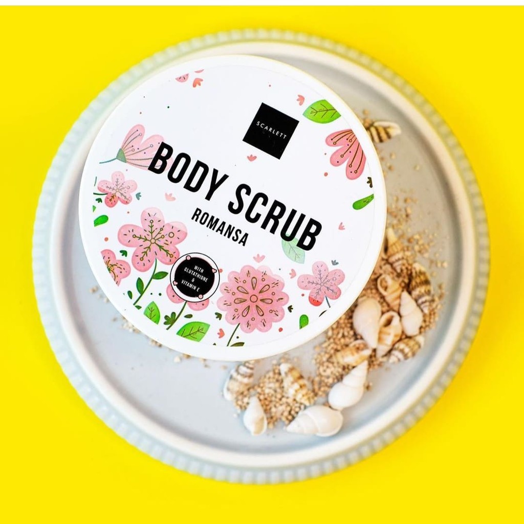 BODY SCRUB ROMANSA/POMEGRANTE 250gr FULL SIZE