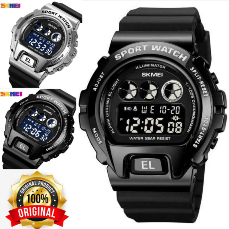 Jam tangan SKMEI Jam Tangan Digital Pria Murah- 1905