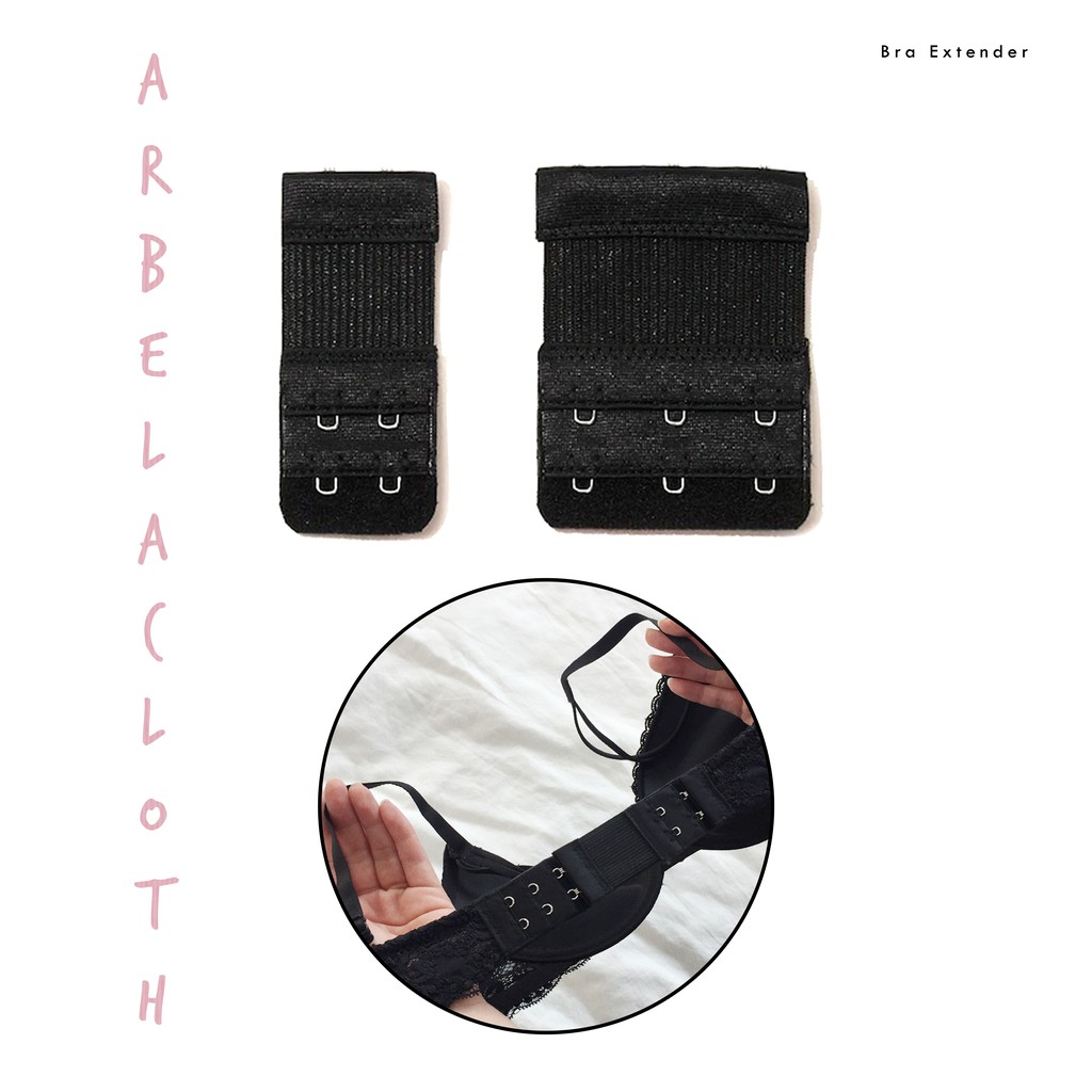 arbelacloth - Bra Extender Karet Rows kait sambungan bra strechable bahan karet bra Accessories