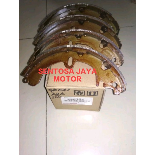 kampas rem belakang brake shoe corolla great corolla GL twincam Original