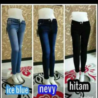  Celana  Jeans Wanita  Skinny Prada  Strect Melar Murah 