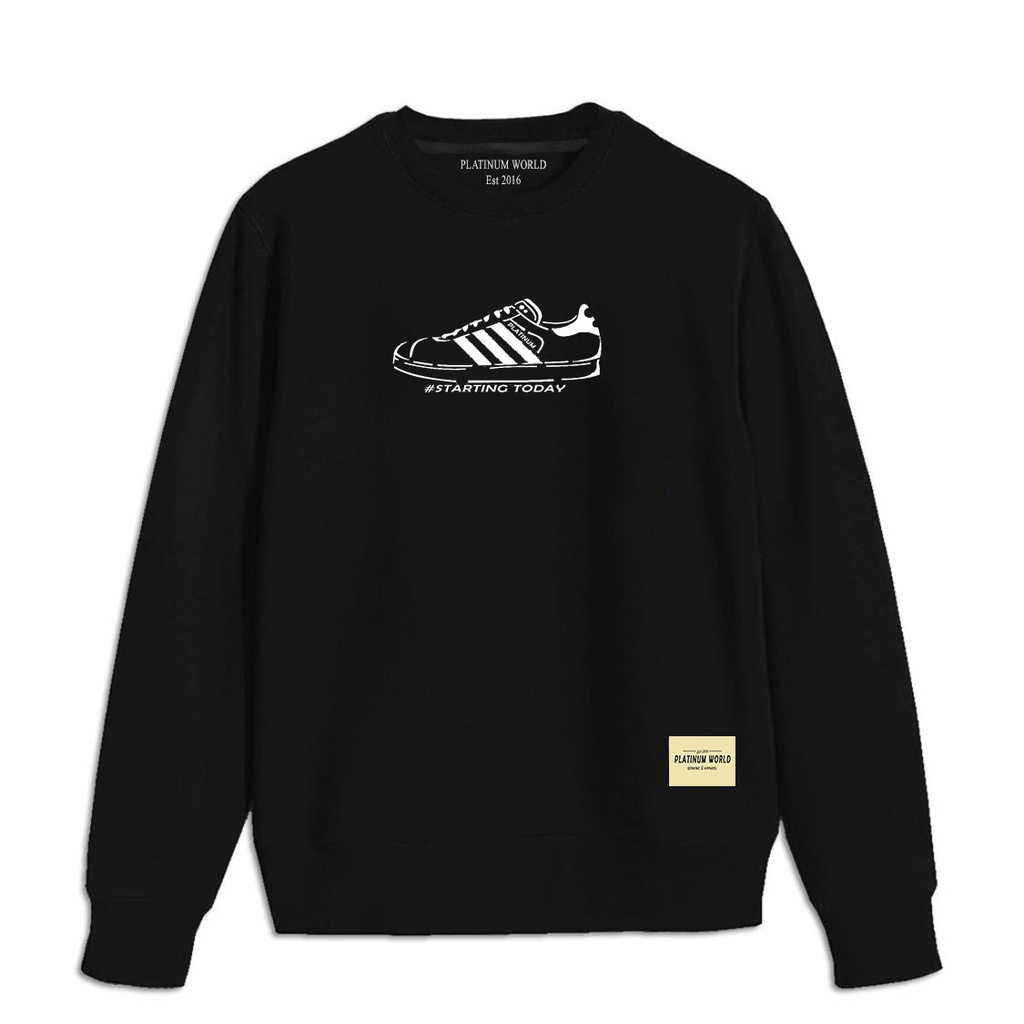 Sweatshirt Crewneck Shoe Starting Today Platinum World Authentic Quality