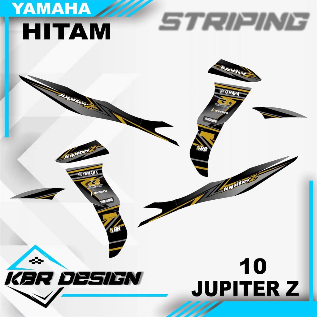 jupiter z (cod) stiker motor striping jupiter z motor yamaha motor sticker variasi Racing10