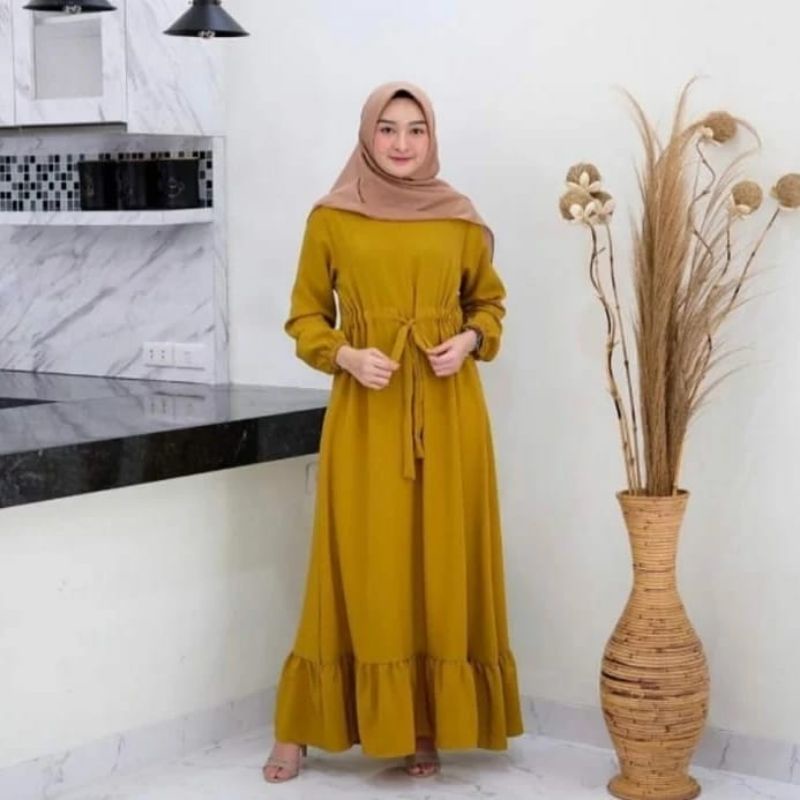 Amara home dress maxy / basika home dress rayon