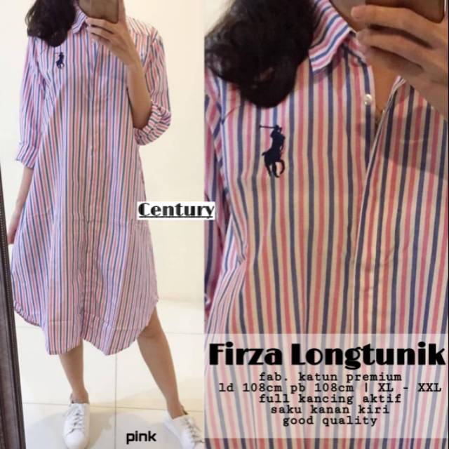 Firza Long Tunik_Katun Import