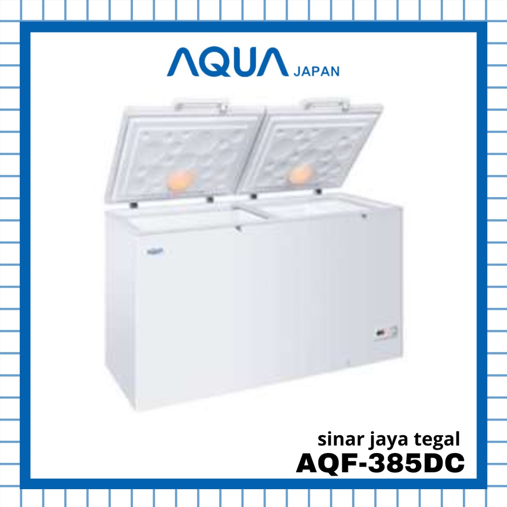 CHEST FREEZER AQUA AQF-385DC 360 LITER - WHITE