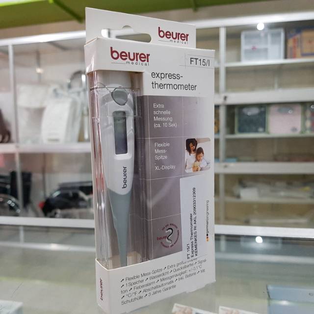 THERMOMETER EXPRESS BEURER FT15 . Termometer Beurer Ekspres FT 15 . Alat Pengukur Suhu Bayi &amp; Dewasa