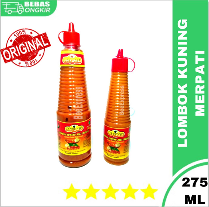 

LOMBOK KUNING KHAS MAKASSAR ( Besar 275 ml ) SAMBAL MERPATI SAMBEL