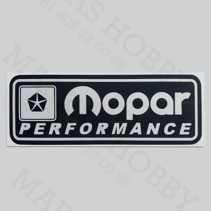 

Stiker / Sticker Mopar Performance Black Colour