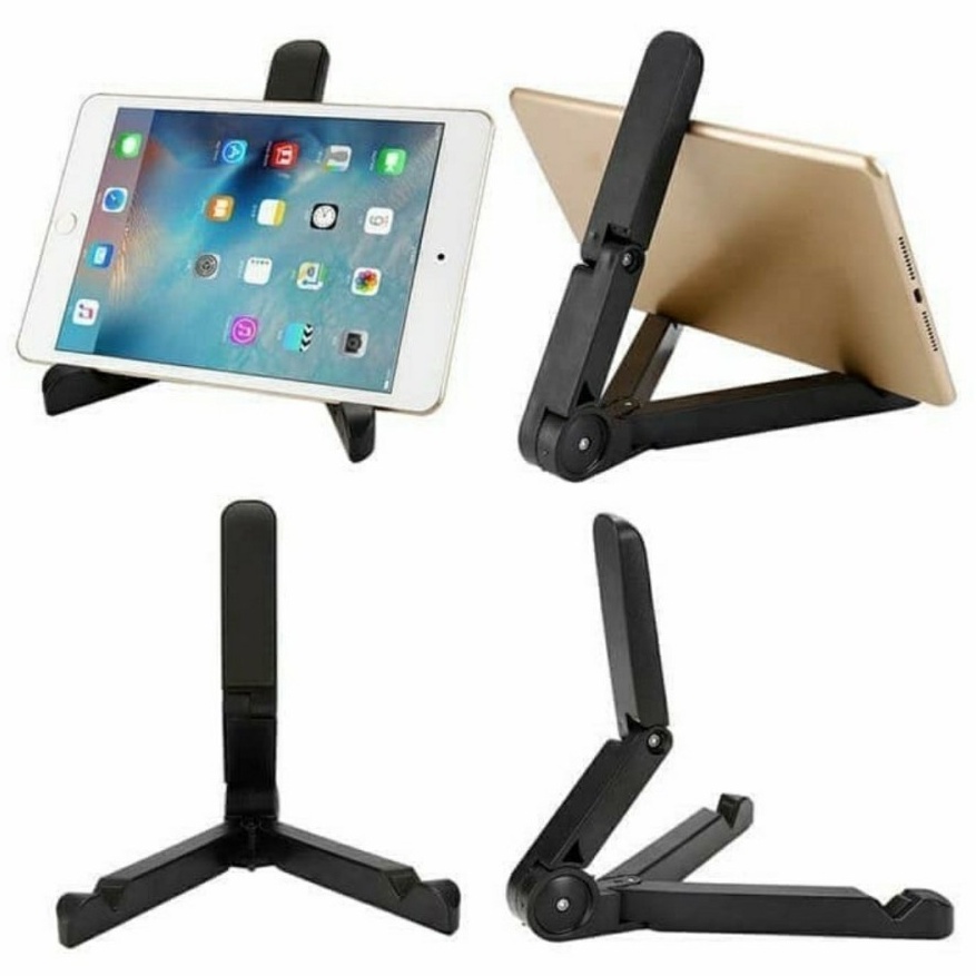 DUDUKAN TABLET HP LIPAT SEGITIGA - PHONE HOLDER TRIANGLE - FA