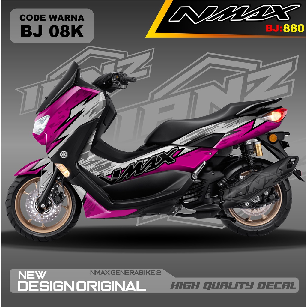 VARIASI STICKER ALL NEW NMAX / DECAL FULL BODY NMAX / DECAL STIKER FULL BODY NMAX / stiker decal nmax terbaru