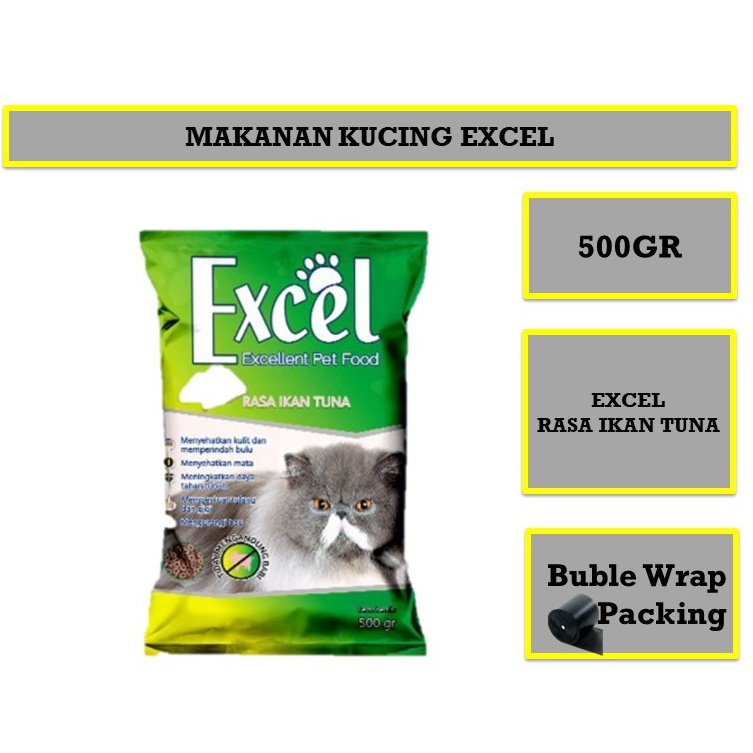 Makanan Kucing EXCEL kucing anggora persia 500 gram bentuk donat excel