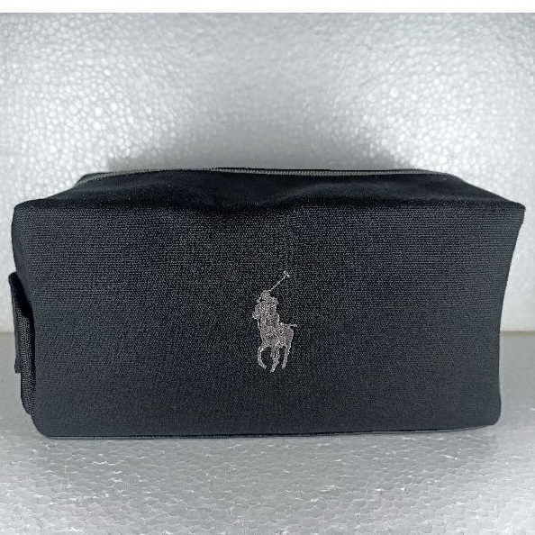 OriginaL Pouch Polo Ralph Lauren Black / Dompet Kosmetik Polo Black