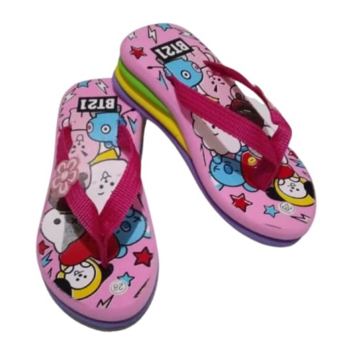 sandal wedges bt 21 anak perempuan