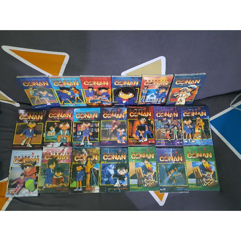 Buku Komik Detektif Conan Detective Conan Seri Animasi TV Full Color Berwarna