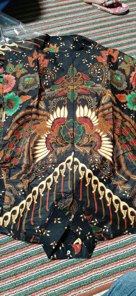 Kemeja Batik Pekalongan Formal Kantor Pria Dewasa Lengan Panjang