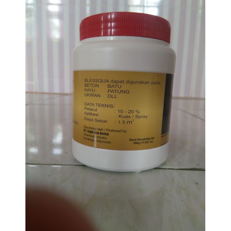 Thebettles Cat Emas Blessqua Isi 500 Gram Waterbase Platinum Cat Tembok Cat Dinding Bisa