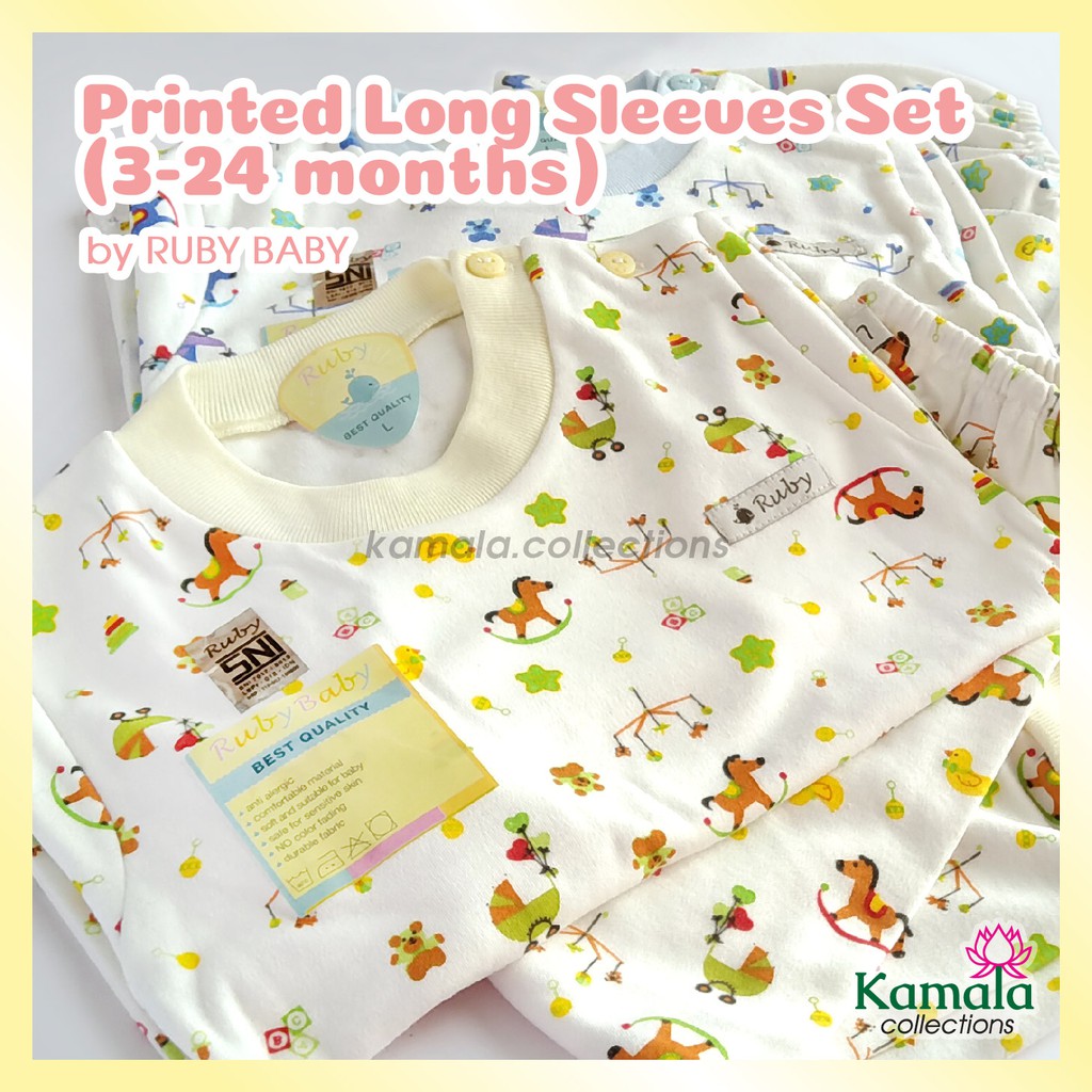 Baju Bayi - RUBY BABY - Setelan Tangan & Celana Panjang Motif Horse