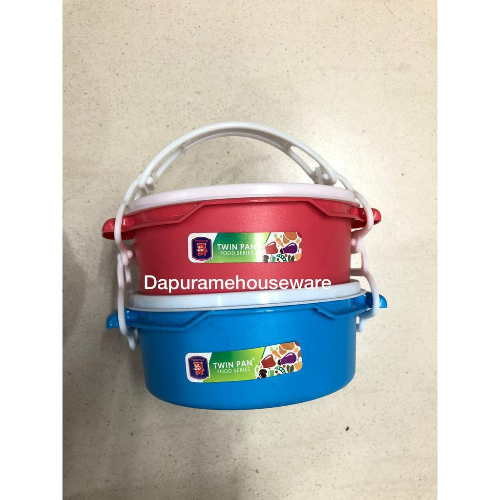 Terbaru Rantang Bulat Rt15 Twinpan / Kotak Makan Tingkat