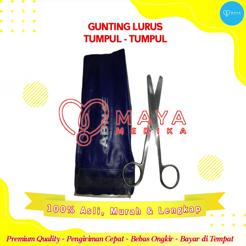 

Gunting Lurus 14 cm Tumpul - Tumpul ABN