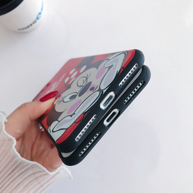 Ready Disney Mickey Case OPPO A3S C1 A7 A5S A12 F9 F11 Pro A9 A5 2020 A91 F15 A1K 5 5S 5i C3 A92 A52 Soft Casing Y93 Y91C Y91 Y95 Y17 Y11 Y12 Y12i Y15 V15 Y50 Y30 Y30i Black Cover