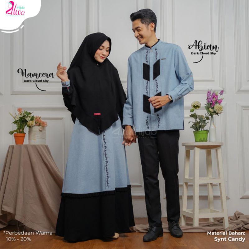 OPEN PO ABIAN NAMEERA COUPLE SET BY ALWA HIJAB