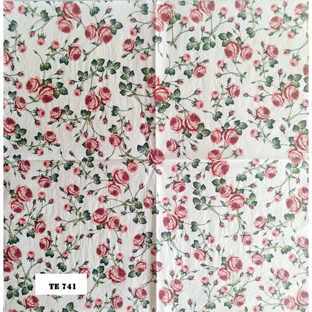 TISU NAPKIN DECOUPAGE EROPAH 33X33 CM TE 369  TTS