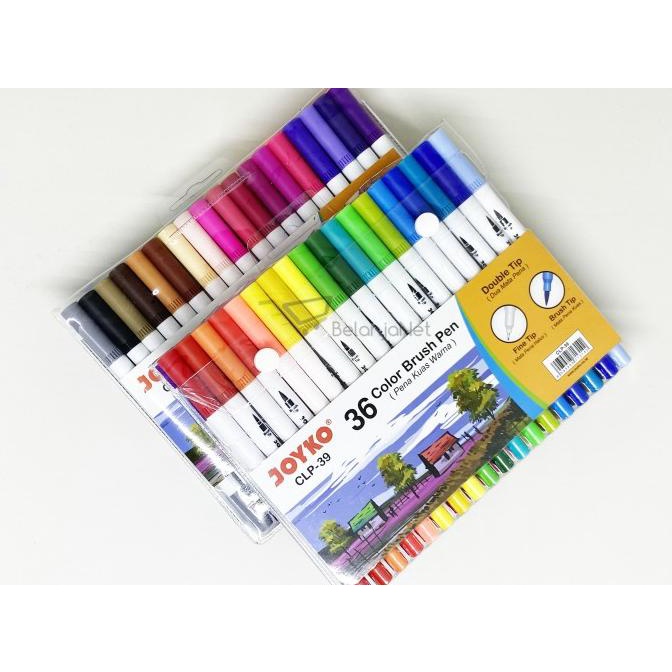 

[[COD]] Color Brush Pen Pena Kuas Warna Joyko CLP-39 1 SET = 36 Warna TERMURAH Kode 287