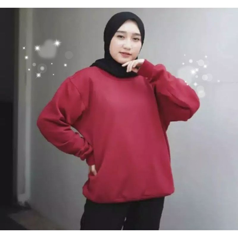 BISA COD SWIATER BASIC OBLONG  PRIA/WANITA/REMAJA/MURAH