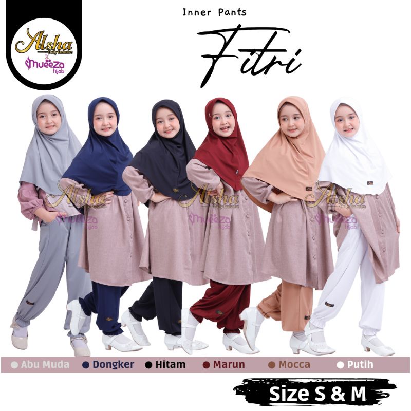 Inner Pants Anak/Remaja/Dewasa | Inner Pants Fitri By Alsha Mueeza Kids Celana Gamis Anak/Remaja/Dewasa | Celana Panjang Perempuan