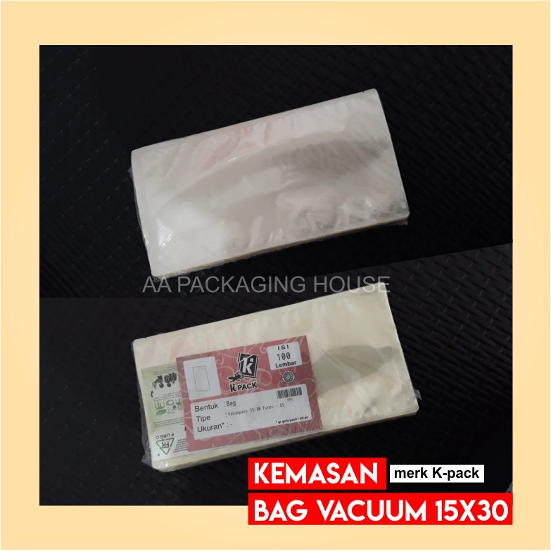 Plastik Vacuum Plastik Vakum Frozen Food Camilan Makanan Minuman Food Grade kpack 15x30 15 x 30