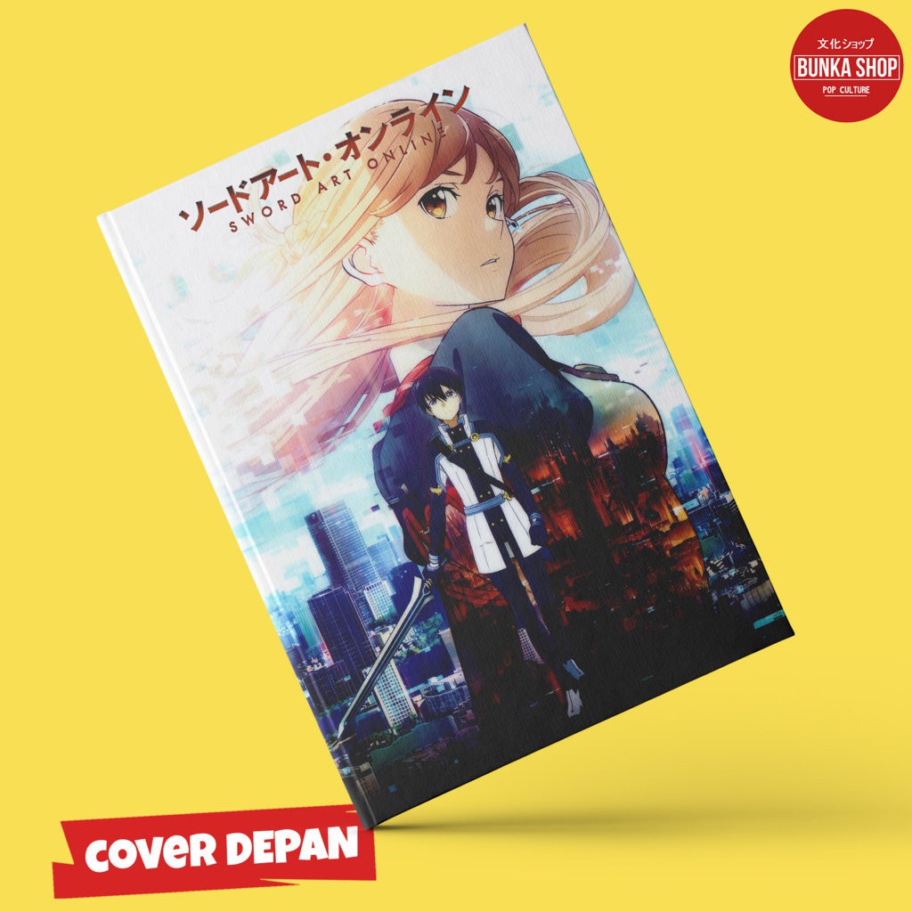 

Note Book Hardcover Anime Sword Art Online Ordinal Scale Ukuran A5 Buku Tulis Catatan Note Agenda Planner Notebook Gift Couple