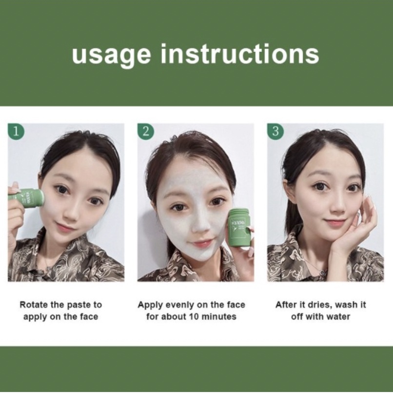 Peach Cleansing Clay Stick Komedo Mask Masker Wajah BQ020