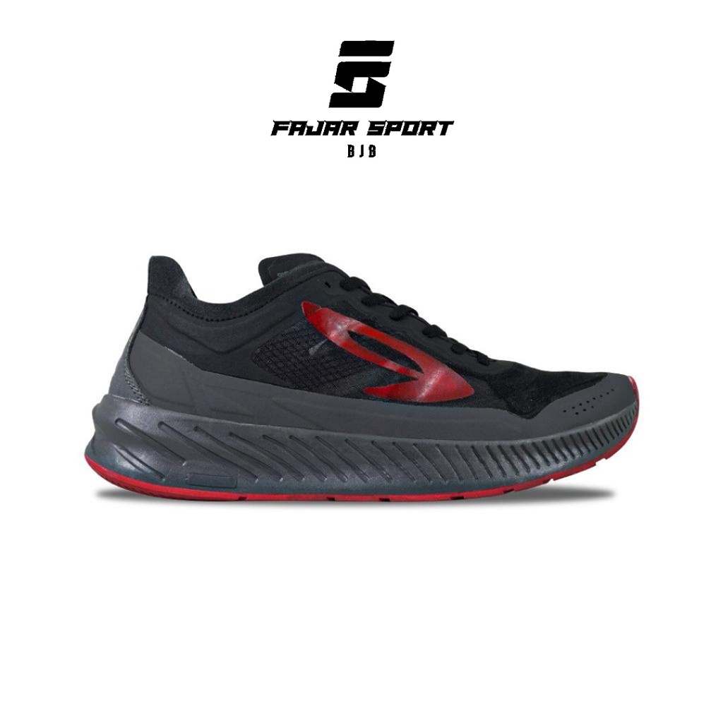 Sepatu 910 Geist Ekiden Elite Hitam-Hitam-Merah