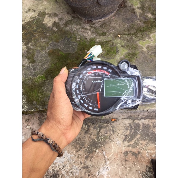 SPIDOMETER rpm DIGITAL model KOSO RX2N Set Dudukan spido takometer odometer speedometer pnp cb gl MP