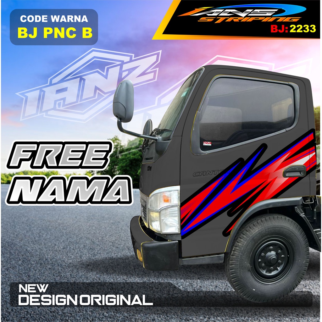 STIKER PINTU TRUK FUSO RAGASA / DECAL PINTU DUMTRUK  / STIKER MOBIL TRUK / STIKER PINTU TRUK KEREN