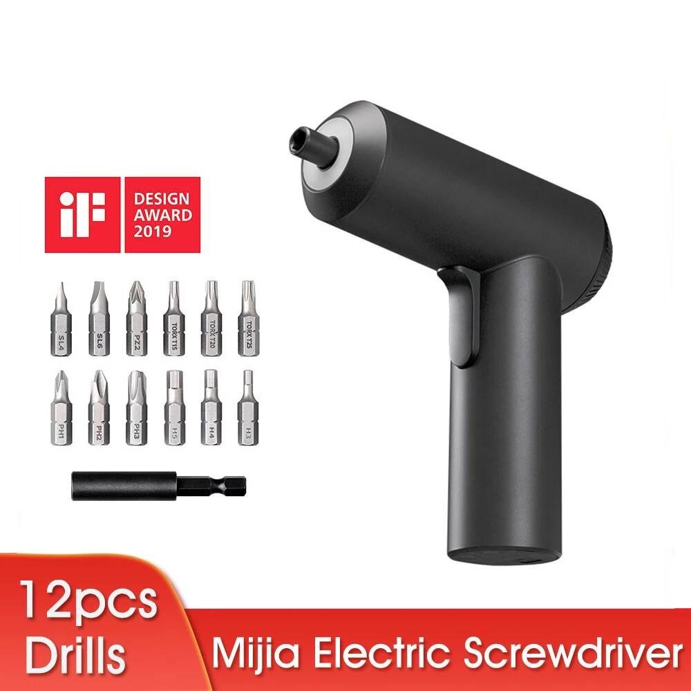 MIJIA Obeng Elektrik Cordless Screwdriver 12 Bits 3.6V - MJDDLSD001QW