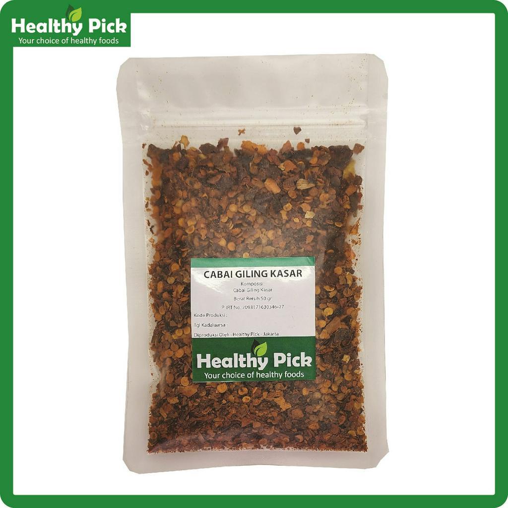 

Chili Flakes / Crushed Chili /Cabe Giling Kasar /Cabe Bubuk Kasar 50gr