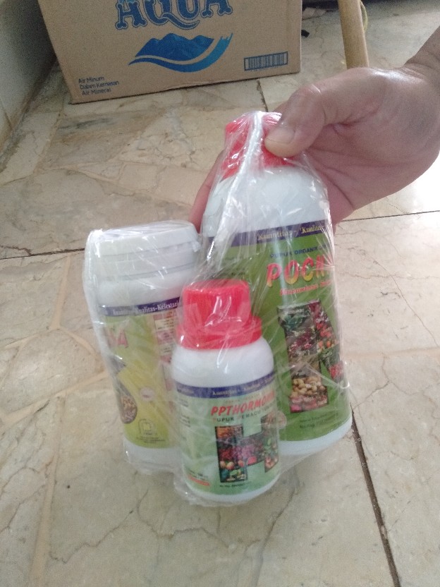 Paket Pupuk Pelebat Buah Nasa Hormonik/poc Nasa/super Nasa