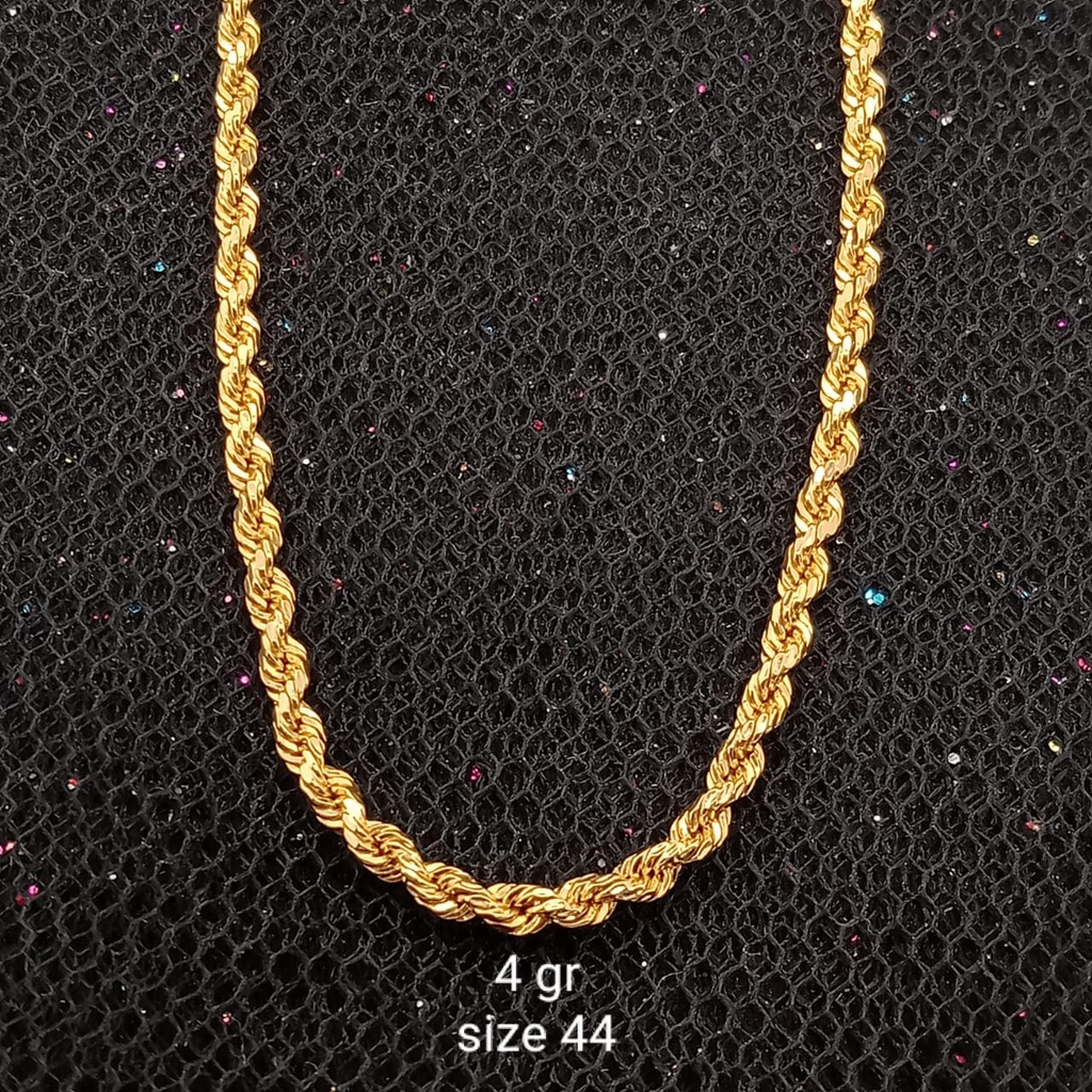 Kalung Emas 17K - 4 gr Kadar 750 - 877