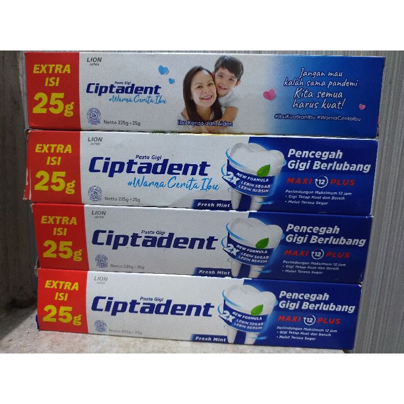 ciptadent 225gr + 25 gr / pasta gigi ciptadent