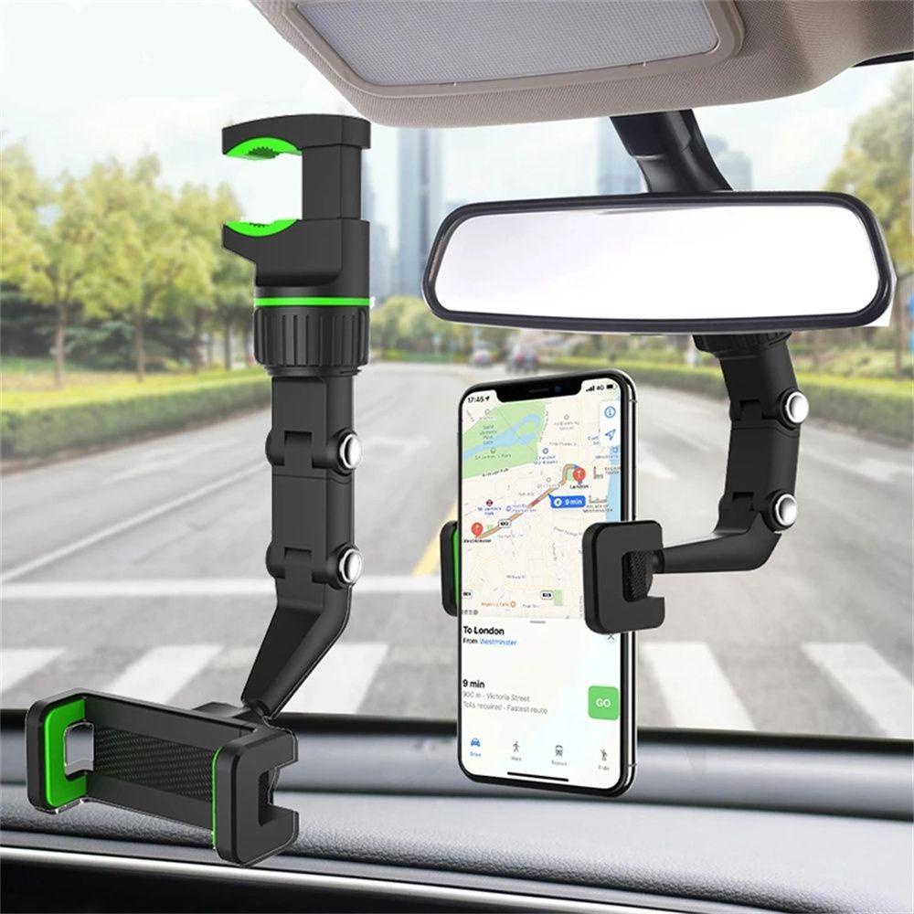 Lanfy Rotation Car Clip Auto Cars 360 Rotation Aksesoris Interior Telepon Standing Phone Mount Phone Holder Klip Handphone Mobil