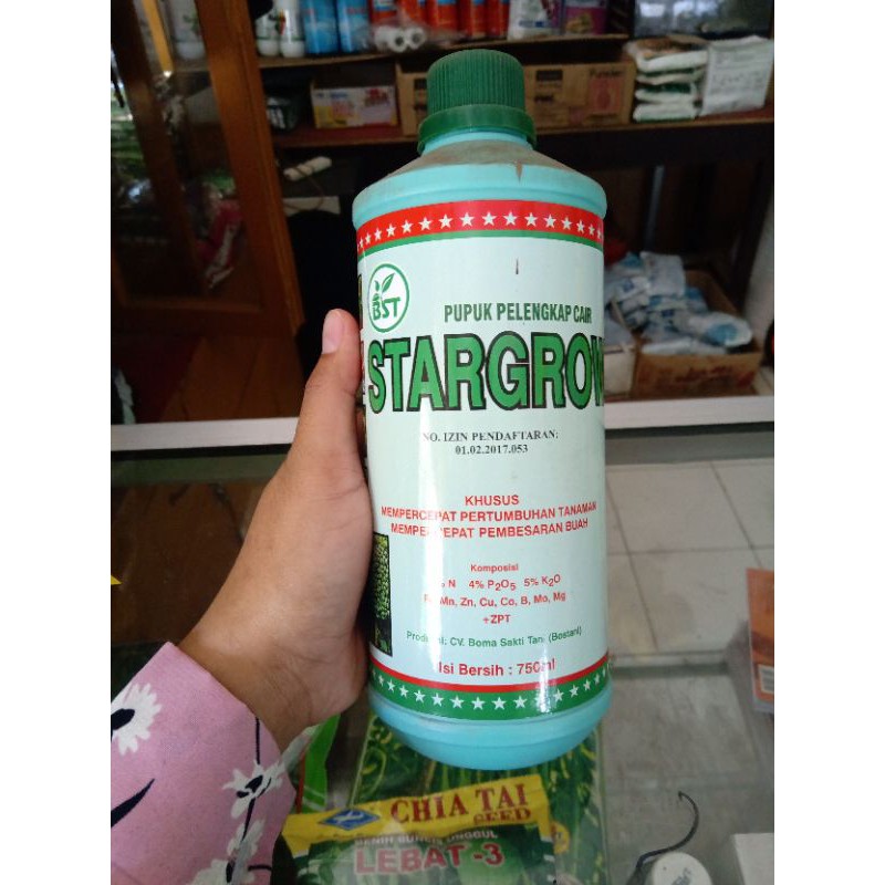 Pupuk Pelengkap Cair Penyubur BST Stargrow Hijau 750 ml