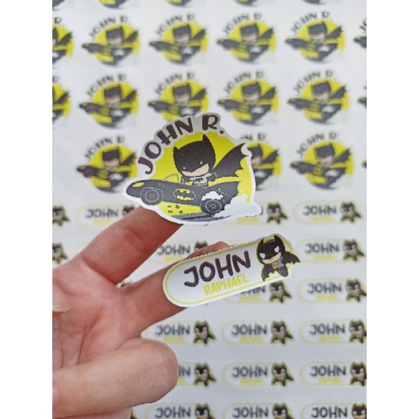 

LABEL NAMA CUSTOM WATERPROOF ANTI AIR