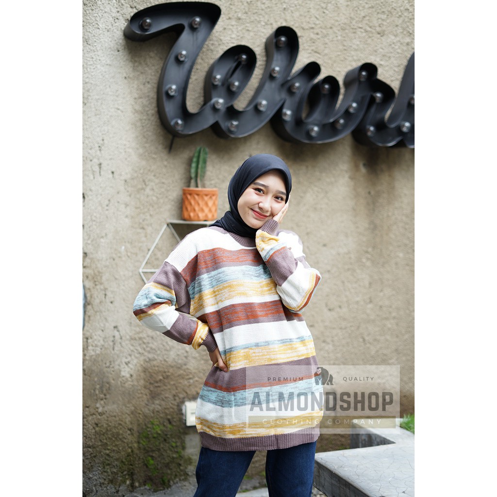 Sweater Rajut Wanita / Lovata Twist / Sweater Rajut Premium / Atasan Wanita Rajut