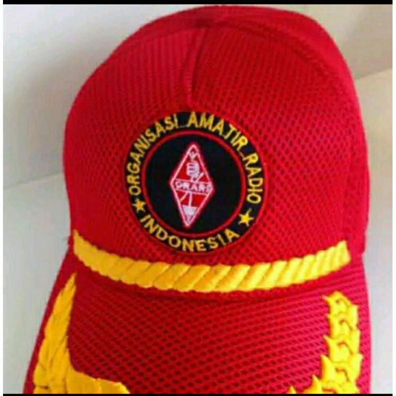 topi Orari merah topi jaring Orari merah