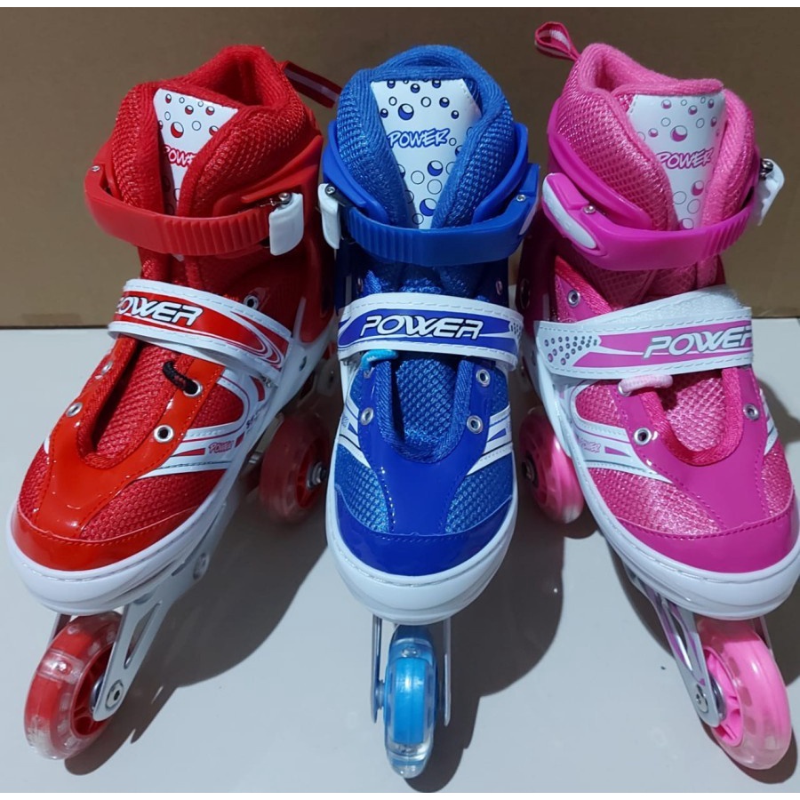 PROMO!! Sepatu Roda Anak Power Inline Skate Ada Warna Dan Ukuran / Sepatu Olahraga Anak